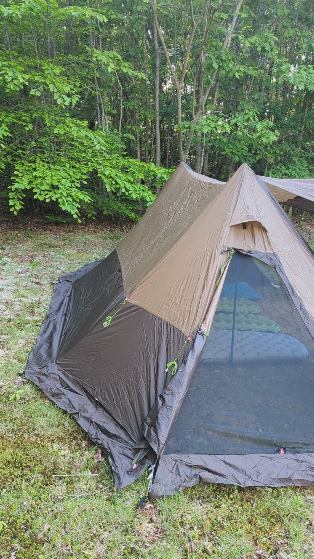 Luxe Twin Shelter Hot Tent ThreeRidgesGearCo